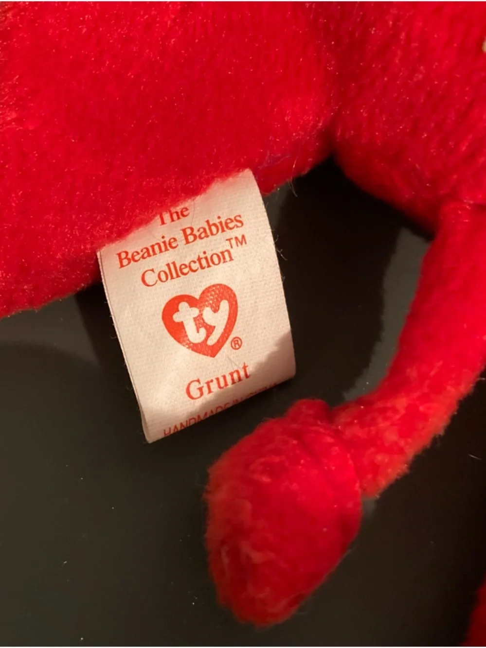 Beanie Babies - Grunt - 1995 - No Ear Tag